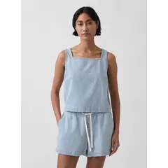 GAP - Blusa Mujer Denim Azul