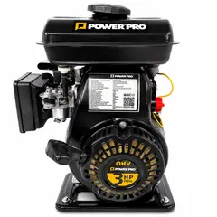POWER PRO - Motobomba a Gasolina Gwp10 1x1'' 3 HP Agua Limpia Negra