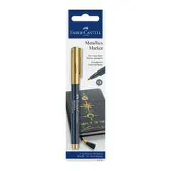 FABER-CASTELL - Marcador Metálicos Faber Castell 1.5mm Dorado