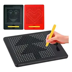 GENERICO - Pizarra Magica Tablero Magnetica Pad Juego Antiestres Color Negro