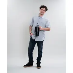 POLEMIC - Jeans hombre Denim Regular Fit Azul
