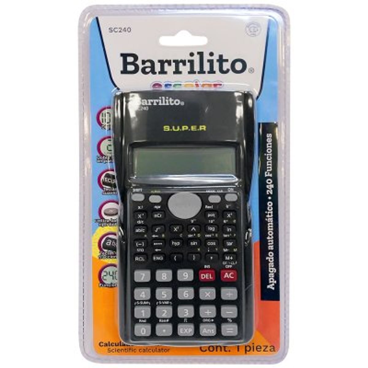 GENERICO - CALCULADORA CIENTIFICA BARRILITO SC240
