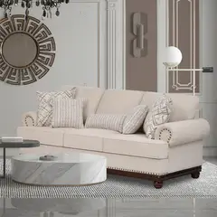 MSA MUEBLES SANTA ANA - Sofá Harlenson 3 Cuerpos Cream