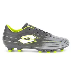 LOTTO - Zapato Fútbol Hombre Solista FG Gris Amarillo