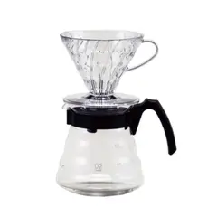 HARIO - Cafetera Kit V60-02 Acrílico Transparente