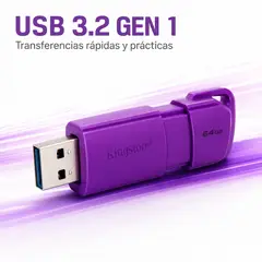 KINGSTON - Pendrive 64GB DataTraveler Exodia M USB 3.2