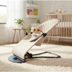 GENERICO - Silla Mecedora Plegable Para Bebé Tipo Nido Musical