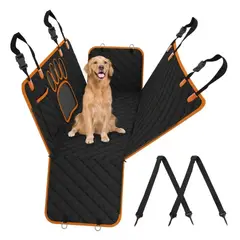 GENERICO - Funda Protector Impermeable Para Asiento Trasero Mascotas