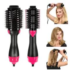 MOVI - CEPILLO ALISADOR ELÉCTRICO SECADOR ANTI FRIZZ CEPILLO 3 EN 1