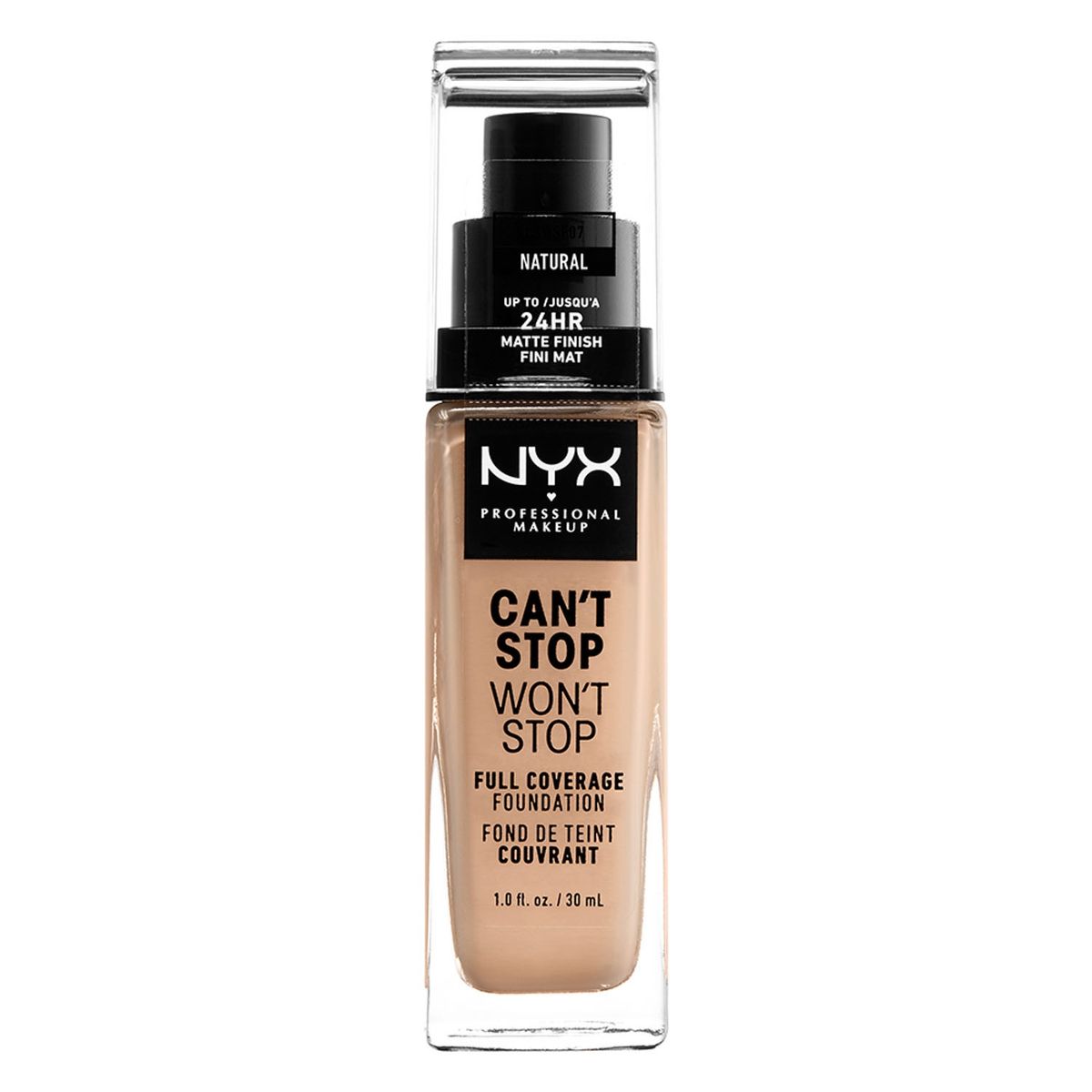 NYX PROFESSIONAL MAKEUP - Base Can't Stop Won't Stop 24Hrs Natural Nyx Professional Makeup