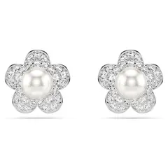 SWAROVSKI - Ariana Grande x Flower Blanco Perla Aros Pegados 5756098