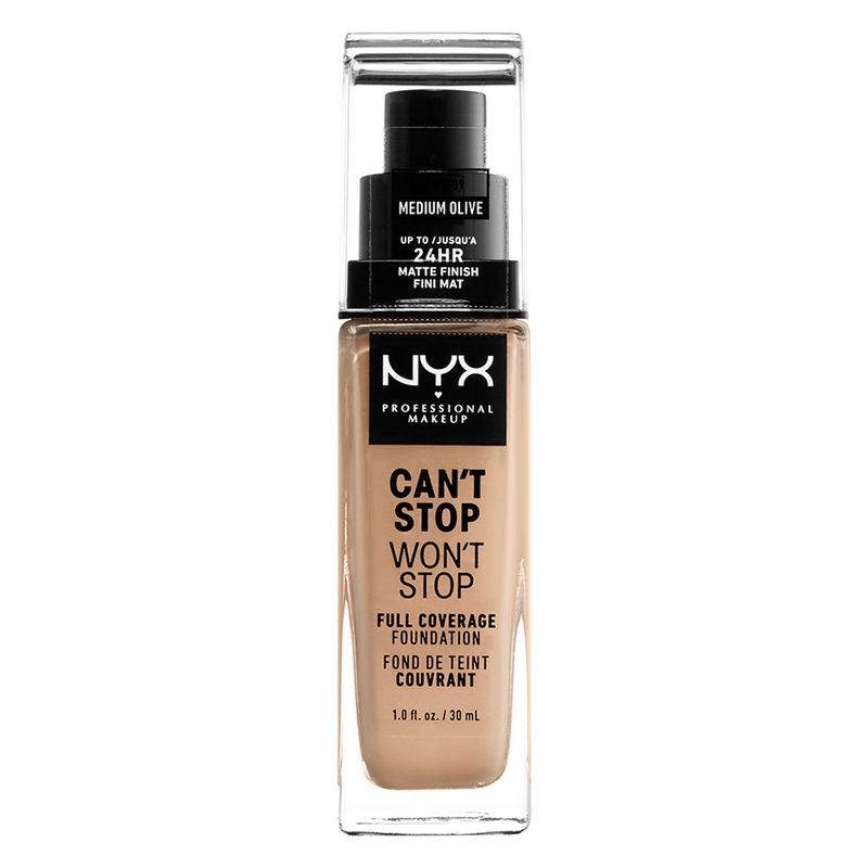 NYX PROFESSIONAL MAKEUP - Base Can't Stop Won't Stop 24Hrs Medium Olive Nyx Professional Makeup