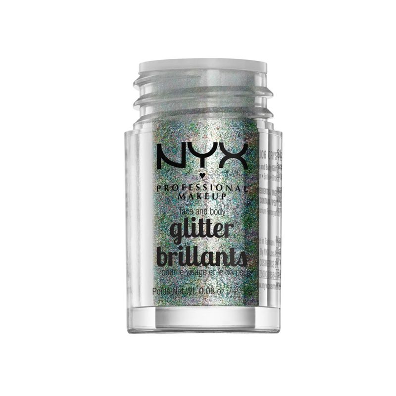 NYX PROFESSIONAL MAKEUP - Brillo Face and Body Glitter Crystal NYX Professional Makeup