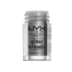 NYX PROFESSIONAL MAKEUP - Brillo Face and Body Glitter Silver