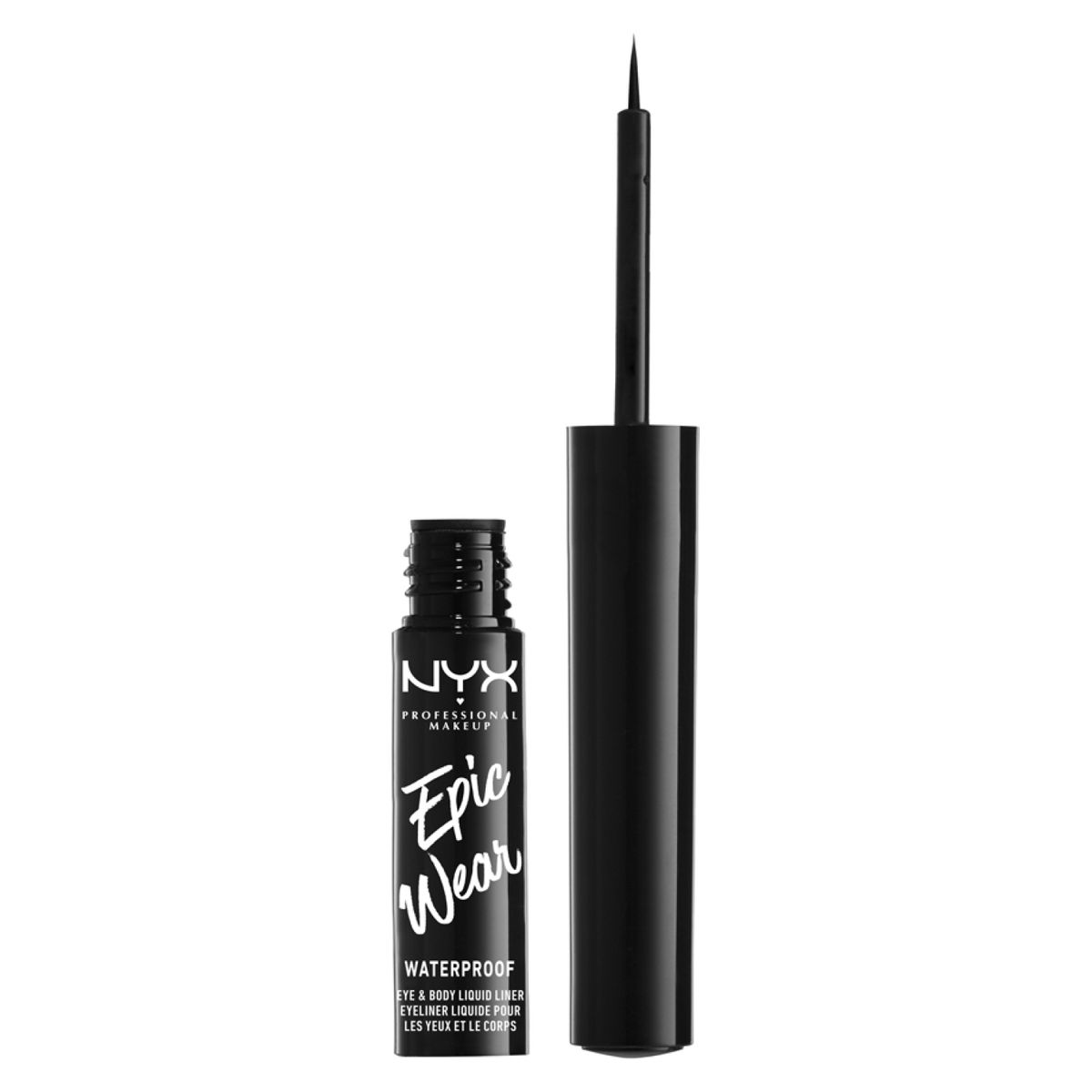 NYX PROFESSIONAL MAKEUP - Delineador Líquido Epic Wear Semi-Permanente - Black Nyx Professional Makeup