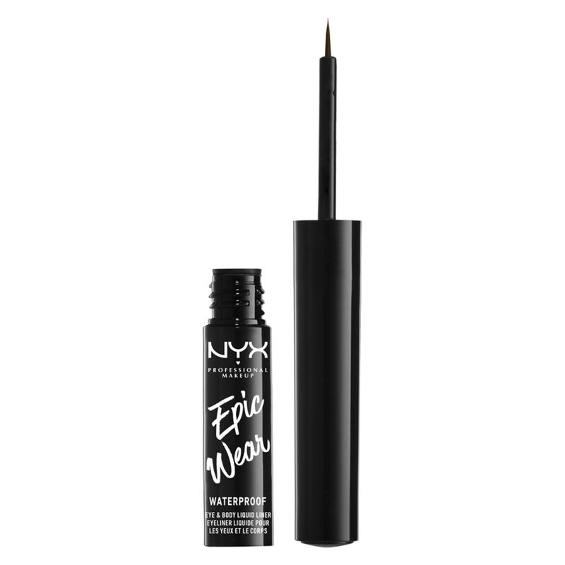 NYX PROFESSIONAL MAKEUP - Delineador Líquido Epic Wear Semi-Permanente - Berown Nyx Professional Makeup