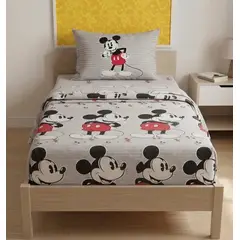 DISNEY - Juego Sábanas Infantil Mickey Mouse 1.5 plazas
