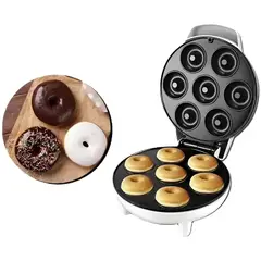 GENERICO - Máquina para Hacer Donas de 6 Unidades y 5 cm, con 1200 W de Potencia
