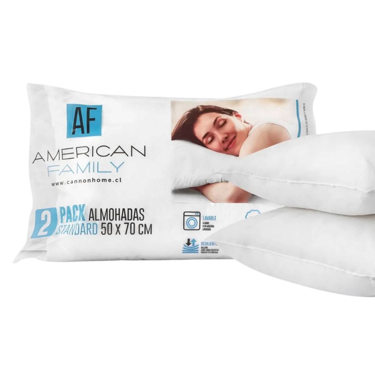 CANNON - Set de 2 Almohadas Cannon 50x70 cm
