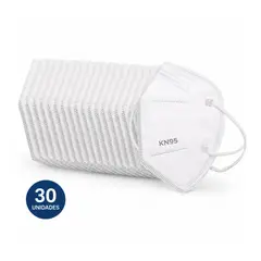 GENERICO - Mascarilla KN95 de Alta Eficiencia (Pack de 30 Unidades)