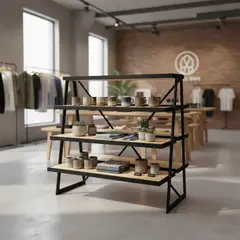 GENERICO - Exhibidor De Madera Escalonada