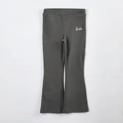BARBIE - Calza Niña Flare Ribbed Gris