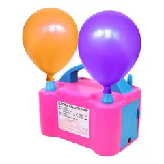 GENERICO - Inflador Eléctrico de Globos Doble Salida 600W
