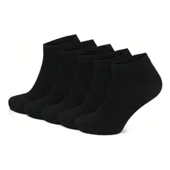 EINICIO - 5 Pares De Calcetines Tobilleros Transpirables-Gris