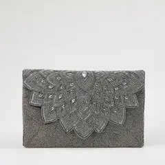 HUMANA - Cartera Clutch Elle Gris
