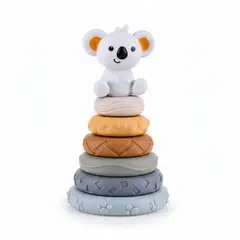 SENSIBLUE - Torre Apilable Sensorial Koala con Sonido 6M+ – Montessori