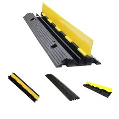 GENERICO - Pasa Cables , Protector De Cable Eléctrico 2 Canales