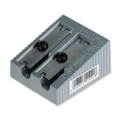 STAEDTLER - Sacapuntas Metálico Doble 510-20 Plateado