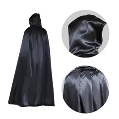 GENERICO - Capa con Capucha de Satén Bruja para Disfraces y Cosplay
