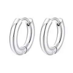 LK LUKSO - Aros Argolla Acero Inoxidable 11mm Unisex