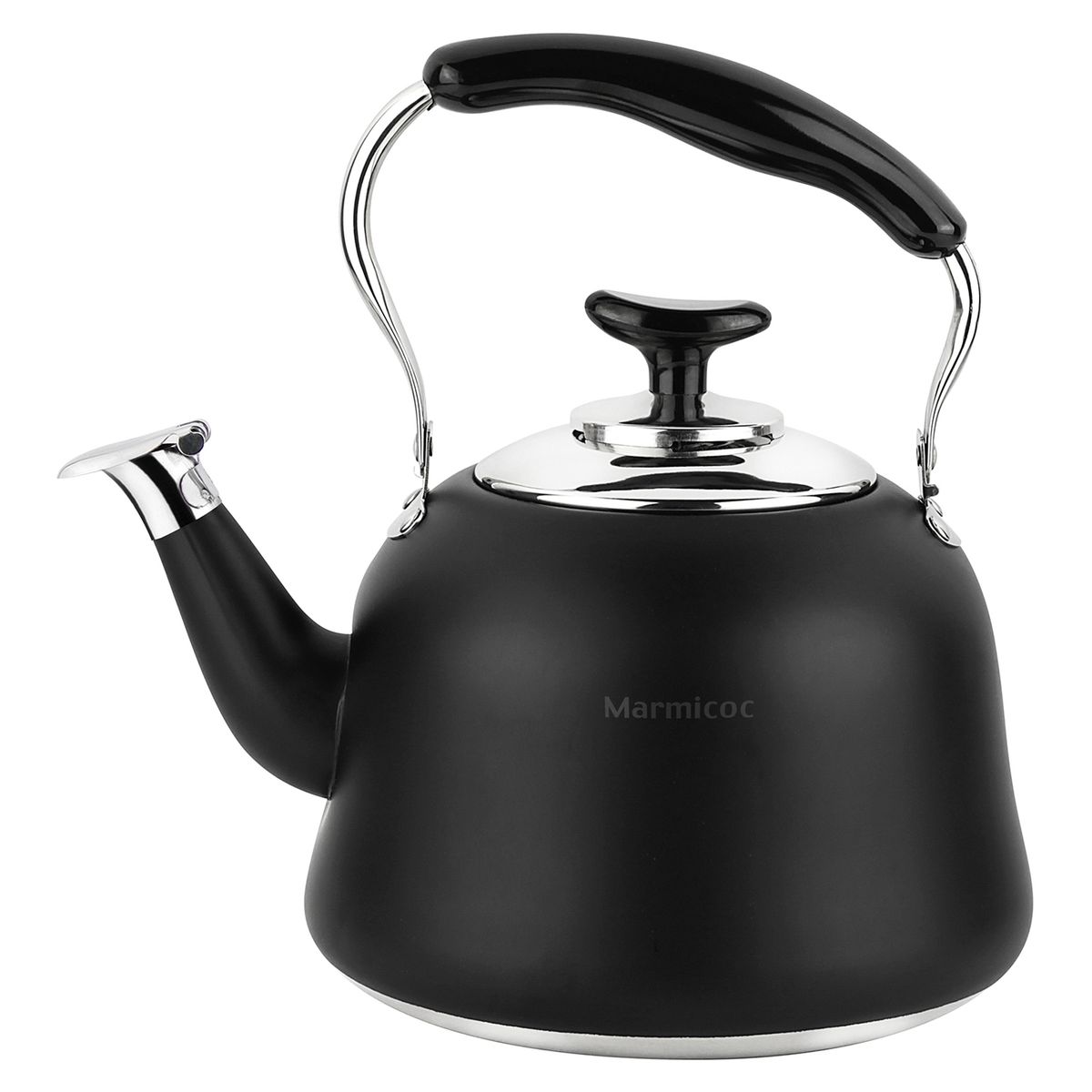MARMICOC - Tetera Sara 3lt Black Acero Inoxidable Marmicoc