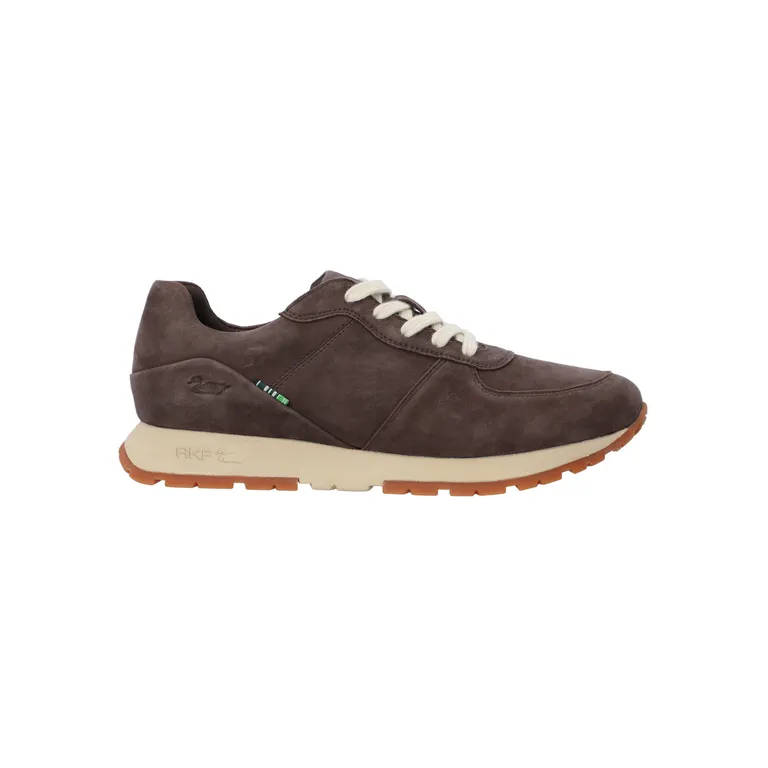 Zapatilla Cuero Mujer Thao Café Oscuro