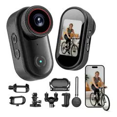 GENERICO - 4k Mini Cámara Accion Corporal Deportiva Con Wifi Video Negro