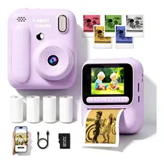 GENERICO - Cámara Digital Para Niños Hd De Impresión Instantánea Fotos