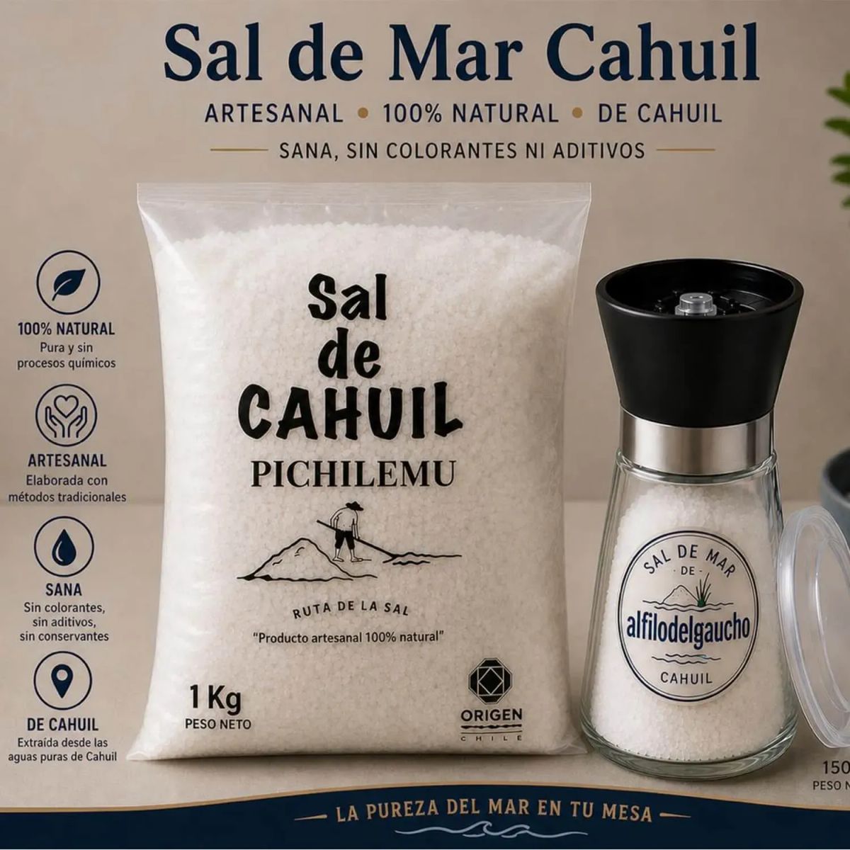 AL FILO DEL GAUCHO - Sal de Mar Cáhuil Molinillo