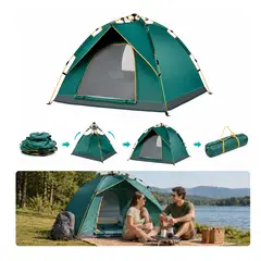 EVERSO - Carpa Camping Automática 200x200cm Impermeable Protección Solar