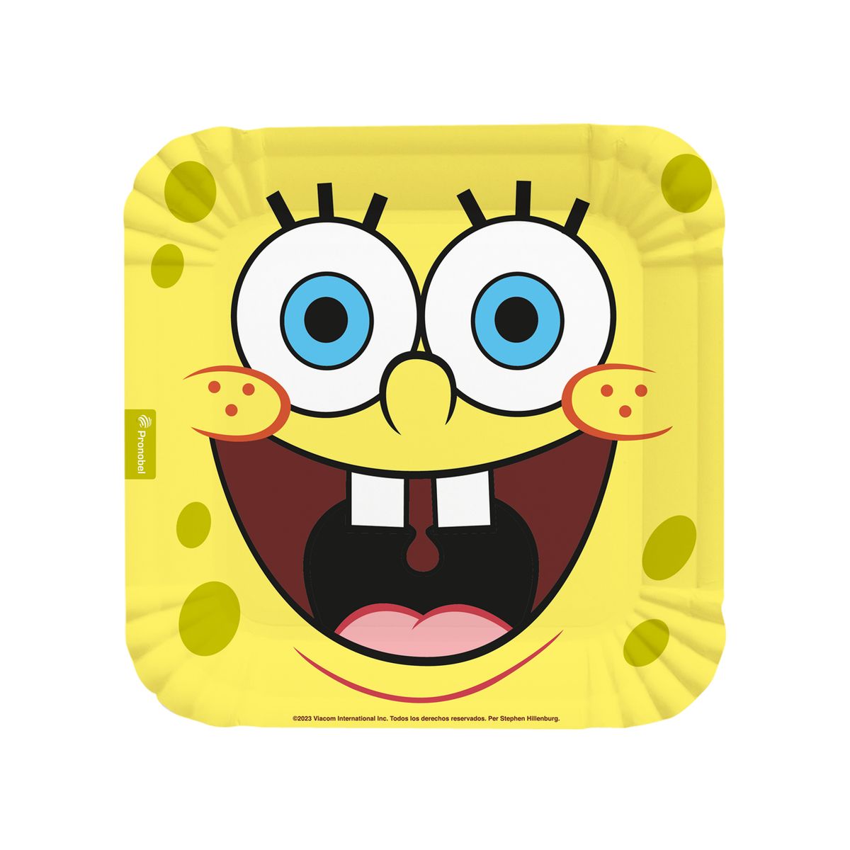 NICKELODEON - Set Cumpleaños Bob Esponja para 6 Personas Pronobel