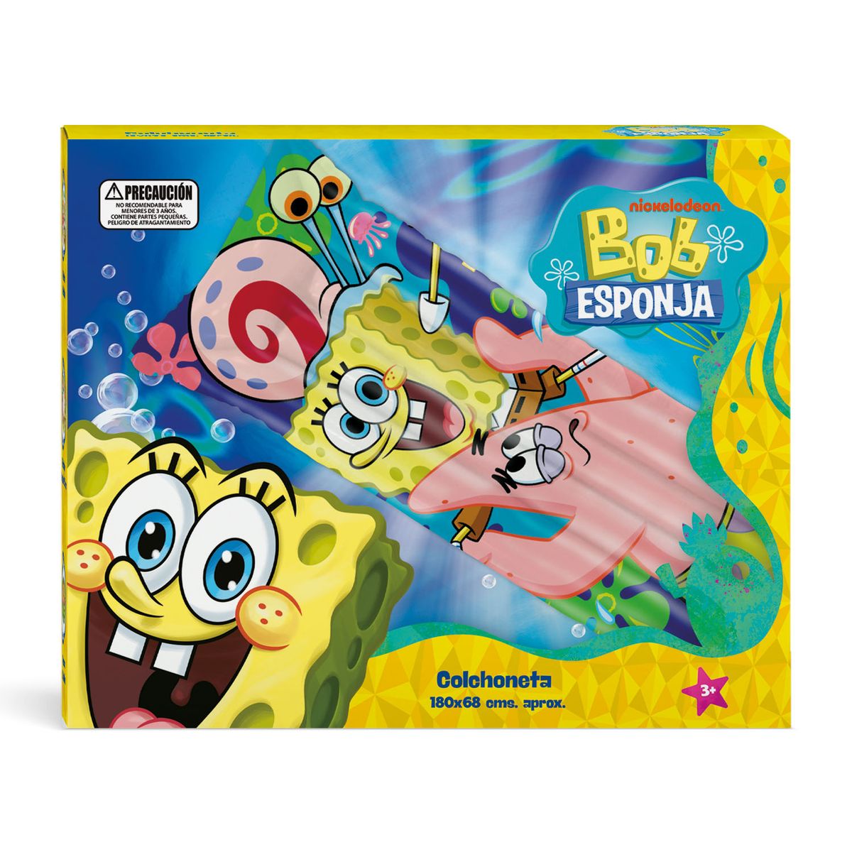 NICKELODEON - Colchoneta 180x68 cm Bob Esponja
