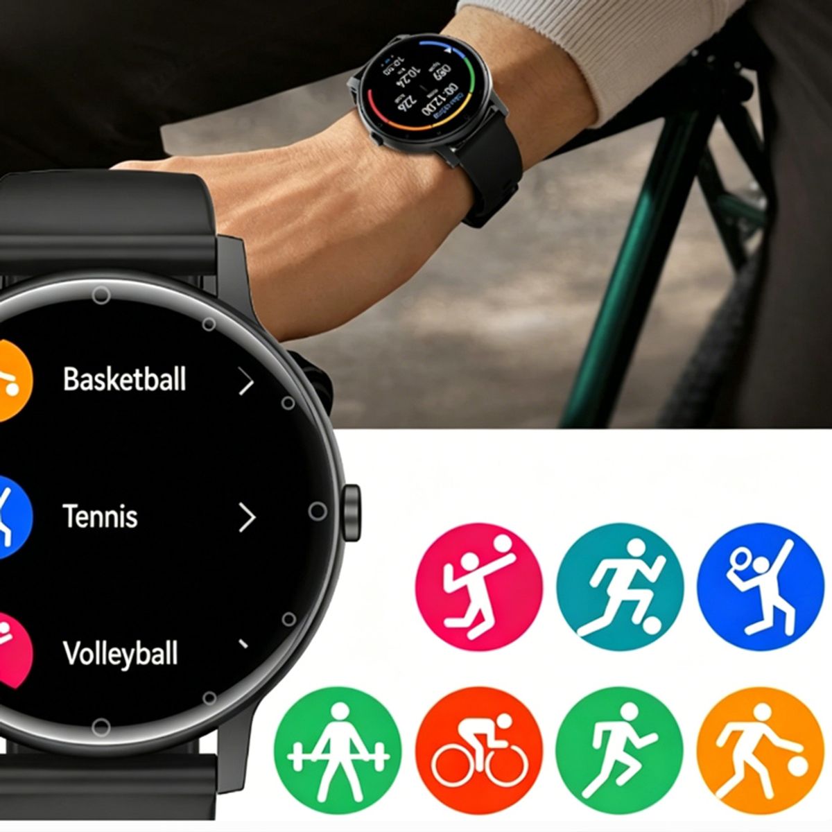 LENOVO - Lenovo LP40 Pro DE Tws-Morado y Toumi Fit 2 watch Reloj inteligente