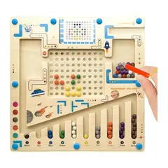 GENERICO - Juguete Madera Educativo Magnético Clasificar Colores