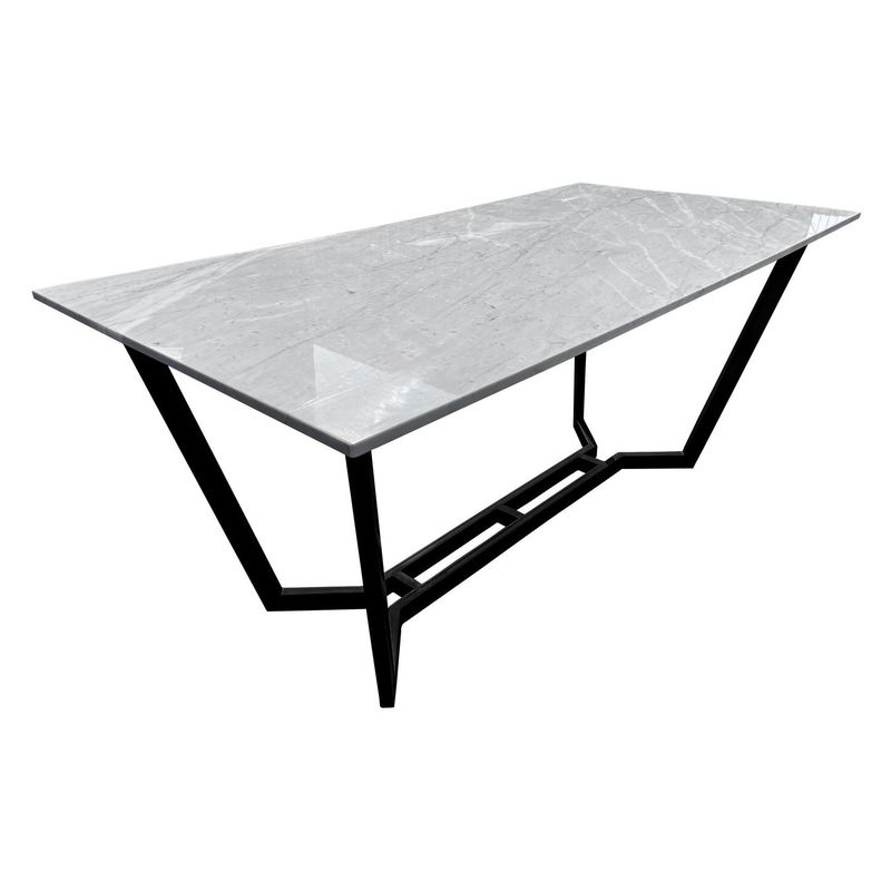 IPPA ATELIER - Comedor Cc Carrara Negro Mate 150 X 90