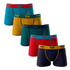 TOP - Boxer 5 Piezas Algodón Niño
