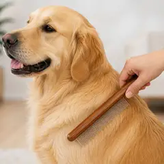 CHINA - Peine De Madera Para Mascotas Cepillo Pelo Largo Mascotas Talla L