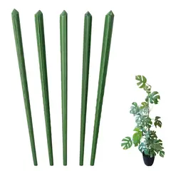 MOONCORE - Juego 5 Piezas Tutores Para Plantas 90 Cm Estacas Plásticas