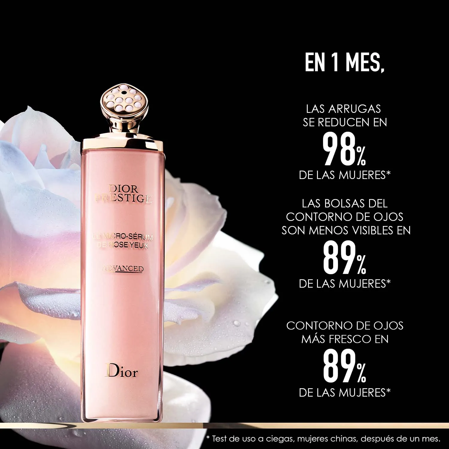 DIOR Sérum De Ojos Hidratante Prestige Le Micro Huile Rose 20 Ml
