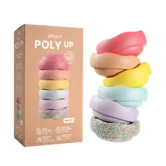 EPOLY - Juguete Sensorial Poly Up Nube Piedras Equilibrio